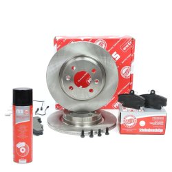 Brake Discs & Pads Set + Cleaner MASTER-SPORT 201201710P OE Ref 410602192R