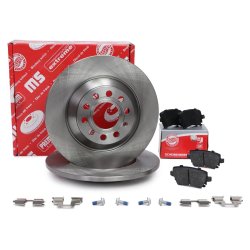 Brake Discs & Pads Set MASTER-SPORT 201201761 OE Ref 1K0698451G MASTER SPORT