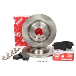 Brake Discs & Pads Set MASTER-SPORT 201201780 OE Ref 8K0615601B MASTER SPORT