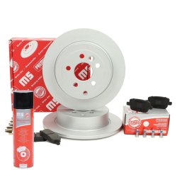 Brake Discs & Pads Set + Cleaner MASTER-SPORT 201201860P OE Ref 30671576
