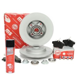 Brake Discs & Pads Set + Cleaner MASTER-SPORT 201201940P OE Ref 1608681680