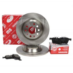 Brake Discs & Pads Set MASTER-SPORT 201202100 OE Ref 3Q0698451C MASTER SPORT