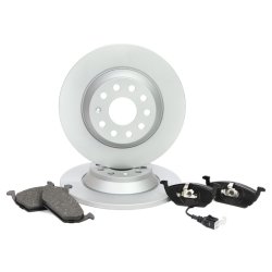 Brake Discs & Pads Set MASTER-SPORT 201202101 OE Ref 1J0698151D MASTER SPORT