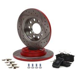 Brake Discs & Pads Set MASTER-SPORT 201221480 OE Ref 8E0615601D
