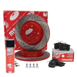 Brake Discs & Pads Set + Cleaner MASTER-SPORT 201221480P OE Ref 8E0615601D