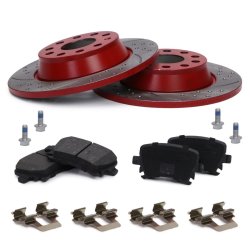 Brake Discs & Pads Set MASTER-SPORT 201221691 OE Ref 5Q0615601G