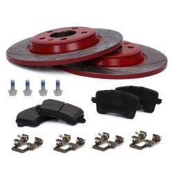 Brake Discs & Pads Set MASTER-SPORT 201221780 OE Ref 8K0615601B