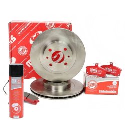 Brake Discs & Pads Set + Cleaner MASTER-SPORT 201401450P OE Ref 21123501070