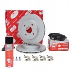 Brake Discs & Pads Set + Cleaner MASTER-SPORT 201701070P OE Ref 4351297402000
