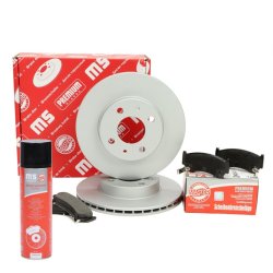 Brake Discs & Pads Set + Cleaner MASTER-SPORT 201801170P OE Ref 402060M801