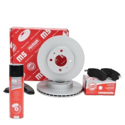 Brake Discs & Pads Set MASTER-SPORT 201801171P OE Ref 410602N290