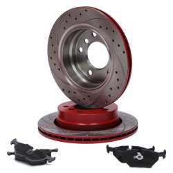 Brake Discs & Pads Set MASTER-SPORT 201921070 OE Ref 34211162315