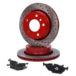 Brake Discs & Pads Set MASTER-SPORT 201921070 OE Ref 34211162315 MASTER SPORT