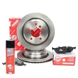 Brake Discs & Pads Set + Cleaner MASTER-SPORT 202001540P OE Ref 34211163153