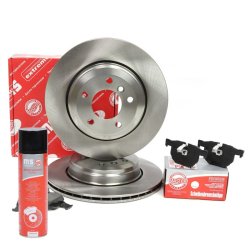 Brake Discs & Pads Set + Cleaner MASTER-SPORT 202001830P OE Ref 34212339276