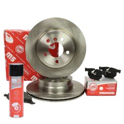 Brake Discs & Pads Set + Cleaner MASTER-SPORT 202002060P OE Ref 34216776937