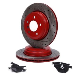 Brake Discs & Pads Set MASTER-SPORT 202021830 OE Ref 34212339276 MASTER SPORT