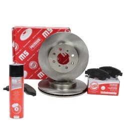 Brake Discs & Pads Set + Cleaner MASTER-SPORT 202101050P OE Ref 45251S5DA10