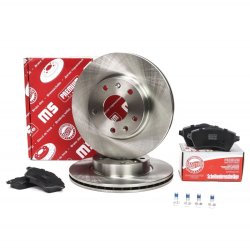 Brake Discs & Pads Set MASTER-SPORT 202101140 OE Ref SDB101070 MASTER SPORT