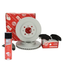 Brake Discs & Pads Set + Cleaner MASTER-SPORT 202101150P OE Ref 45251SAAG50