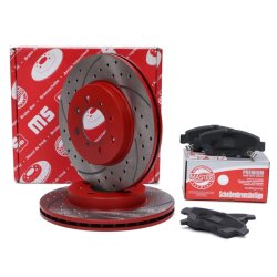 Brake Discs & Pads Set MASTER-SPORT 202121050 OE Ref 45251S5DA10 MASTER SPORT