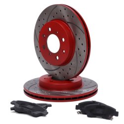 Brake Discs & Pads Set MASTER-SPORT 202121050 OE Ref 45251S5DA10 MASTER SPORT