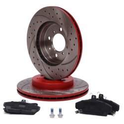 Brake Discs & Pads Set MASTER-SPORT 202121051 OE Ref 45022S6DE01