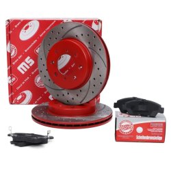 Brake Discs & Pads Set MASTER-SPORT 202151050 OE Ref 45251S5DA10 MASTER SPORT