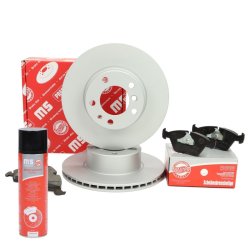 Brake Discs & Pads Set + Cleaner MASTER-SPORT 202201030P OE Ref 34111157569