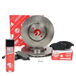 Brake Discs & Pads Set + Cleaner MASTER-SPORT 202201070P OE Ref 46403958