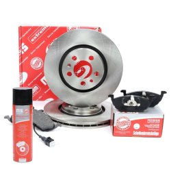 Brake Discs & Pads Set + Cleaner MASTER-SPORT 202201500P OE Ref 1J0615301E