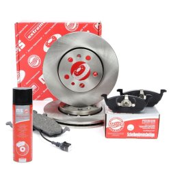 Brake Discs & Pads Set + Cleaner MASTER-SPORT 202201510P OE Ref 1J0615301D