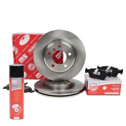Brake Discs & Pads Set + Cleaner MASTER-SPORT 202201600P OE Ref 34111160356