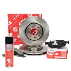Brake Discs & Pads Set + Cleaner MASTER-SPORT 202202160P OE Ref 6001549803