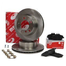 Brake Discs & Pads Set MASTER-SPORT 202202390 OE Ref 34116767143 MASTER SPORT