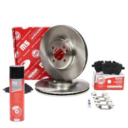 Brake Discs & Pads Set + Cleaner MASTER-SPORT 202202470P OE Ref 34116774986