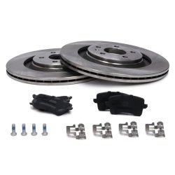 Brake Discs & Pads Set MASTER-SPORT 202202500 OE Ref 95B615601A MASTER SPORT