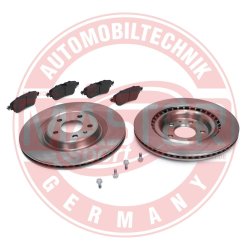Brake Discs & Pads Set MASTER-SPORT 202202721 OE Ref 95B615601A MASTER SPORT