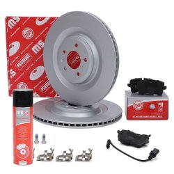Brake Discs & Pads Set + Cleaner MASTER-SPORT 202202730P OE Ref 4G0698451
