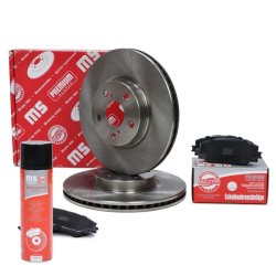 Brake Discs & Pads Set + Cleaner MASTER-SPORT 202202760P OE Ref 4351212710