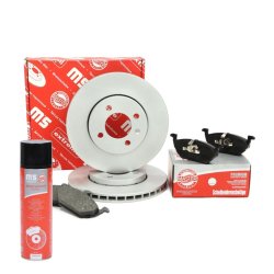 Brake Discs & Pads Set + Cleaner MASTER-SPORT 202202810P OE Ref 1S0615301