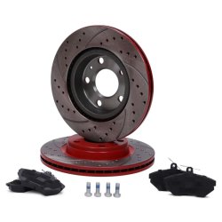 Brake Discs & Pads Set MASTER-SPORT 202221520 OE Ref 8E0615301B