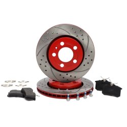 Brake Discs & Pads Set MASTER-SPORT 202221630 OE Ref 1J0698451 MASTER SPORT