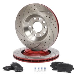 Brake Discs & Pads Set MASTER-SPORT 202222200 OE Ref 8E0615601K