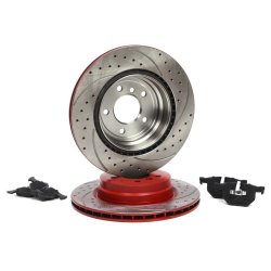Brake Discs & Pads Set MASTER-SPORT 202222360 OE Ref 34216769105