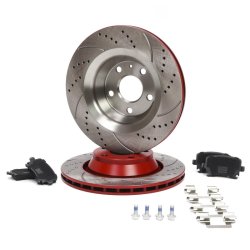 Brake Discs & Pads Set MASTER-SPORT 202222420 OE Ref 8J0615601A