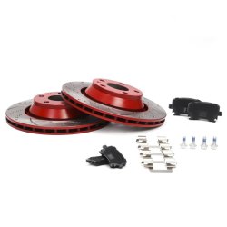 Brake Discs & Pads Set MASTER-SPORT 202222420 OE Ref 8J0615601A MASTER SPORT