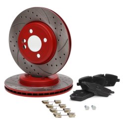 Brake Discs & Pads Set MASTER-SPORT 202222480 OE Ref 34116767143
