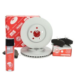 Brake Discs & Pads Set + Cleaner MASTER-SPORT 202301070P OE Ref 04509994AA