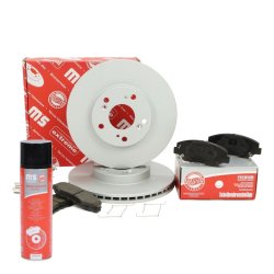 Brake Discs & Pads Set + Cleaner MASTER-SPORT 202301090P OE Ref 45251S7AN10